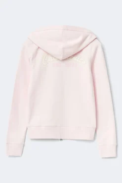 Discount Gina Tricot 14+ 2 way zip hoodie Roze