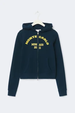 Online Gina Tricot 14+ 2 way zip hoodie Blauw
