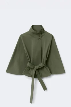 Best Gina Tricot 14+ belted trench cape Groen