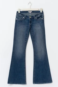Clearance Gina Tricot 14+ delowlow flare jeans Blauw
