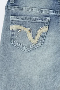 Best Gina Tricot 14+ delulu flare jeans curve Blauw