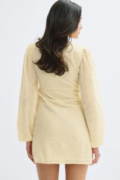 Online Gina Tricot 14+ embroidery dress Beige