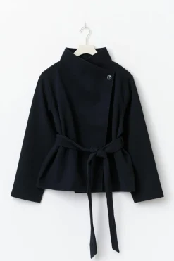 Best Gina Tricot 14+ felt wrap jacket Blauw