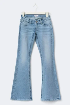 Online Gina Tricot 14+ for real low jeans curve Blauw
