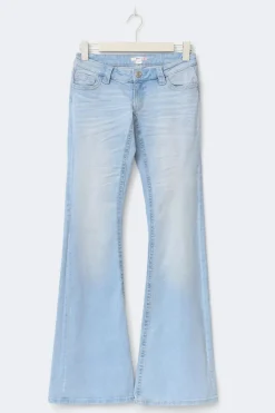 Gina Tricot 14+ for real low tall jeans Blauw