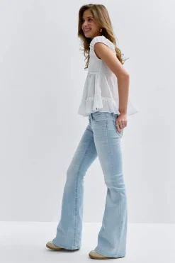 Gina Tricot 14+ for real low waist jeans Blauw
