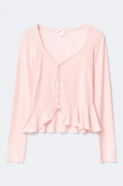 Hot Gina Tricot 14+ frill top Roze