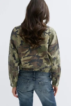 Sale Gina Tricot 14+ high neck jacket Groen