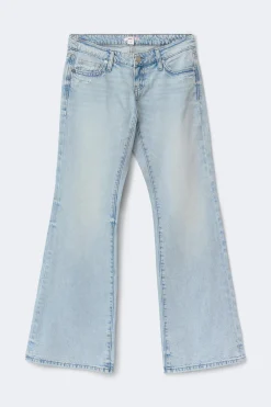 Clearance Gina Tricot 14+ hip hug loose jeans tall Blauw