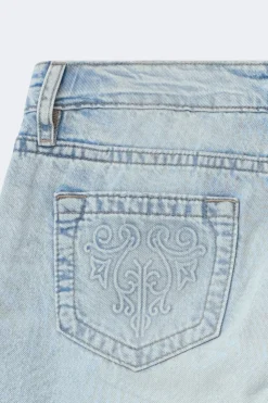 Clearance Gina Tricot 14+ hip hug loose jeans tall Blauw