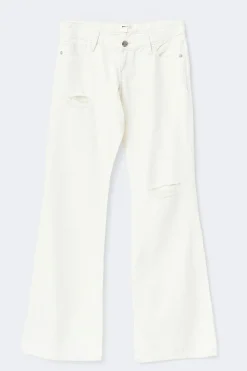 Online Gina Tricot 14+ hip hug loose jeans tall Wit