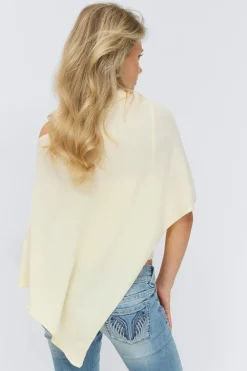 Clearance Gina Tricot 14+ knitted poncho Geel