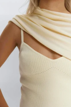 Discount Gina Tricot 14+ knitted singlet Geel