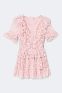 Online Gina Tricot 14+ lace dress Roze