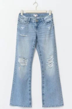 Best Gina Tricot 14+ loose bootcut jeans tall Blauw