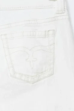 Outlet Gina Tricot 14+ low rise flare jeans Wit