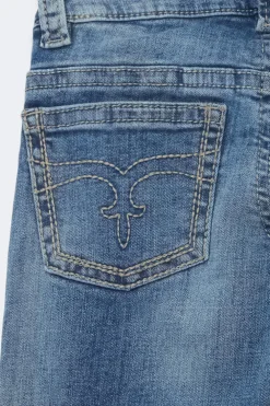 Gina Tricot 14+ low rise flare jeans tall Blauw
