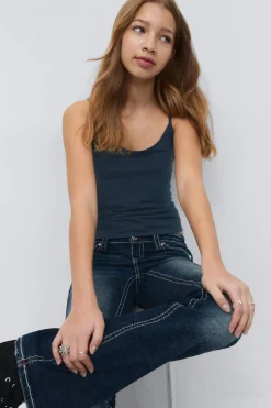 Hot Gina Tricot 2 pack y basic singlet Wit