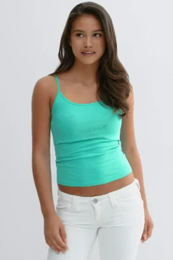 Outlet Gina Tricot 2 pack y basic singlet Blauw