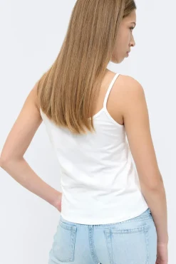Gina Tricot 2 pack y basic singlet Wit
