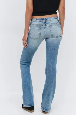 Hot Gina Tricot 14+ pleated tie jeans Blauw