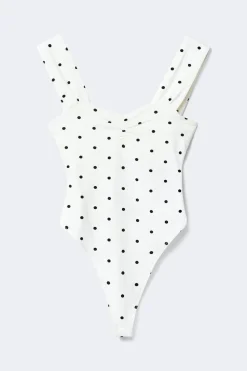 Online Gina Tricot 14+ ruched detail body Wit