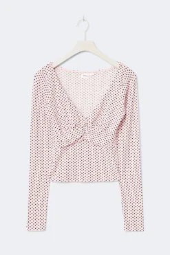 Best Gina Tricot 14+ ruched top Roze