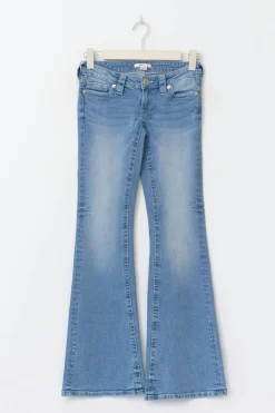 Sale Gina Tricot 14+ runway jeans tall Blauw
