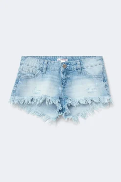 New Gina Tricot 14+ slay low denim shorts Blauw
