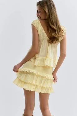 Online Gina Tricot 14+ sol skirt Geel