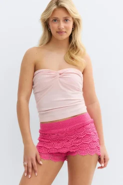 Discount Gina Tricot 14+ tanlines bandeau top Roze