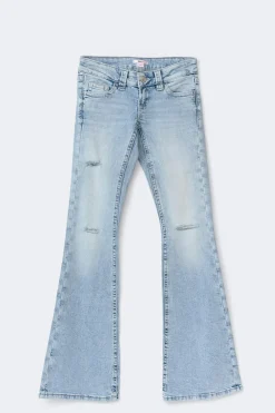 Best Gina Tricot 14+ the cross low jeans curve Blauw