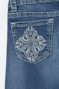 Discount Gina Tricot 14+ the cross low jeans tall Blauw