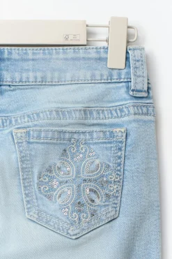 New Gina Tricot 14+ the cross low jeans tall Blauw
