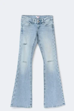 New Gina Tricot 14+ the cross low jeans tall Blauw