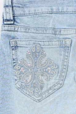 New Gina Tricot 14+ the cross low jeans tall Blauw