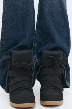 Hot Gina Tricot 14+ wedge sneakers Zwart