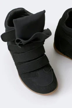 Hot Gina Tricot 14+ wedge sneakers Zwart