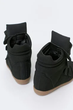Hot Gina Tricot 14+ wedge sneakers Zwart