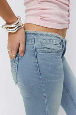 Hot Gina Tricot 14+ x-tra low cut off jeans Blauw