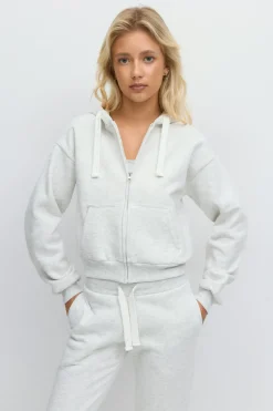 Sale Gina Tricot 14+ zip hoodie Grijsv