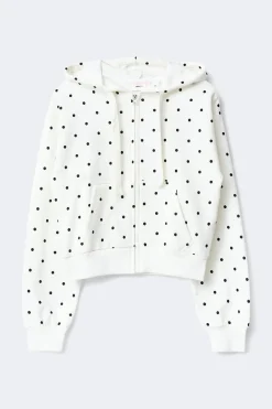 New Gina Tricot 14+ zip hoodie Wit