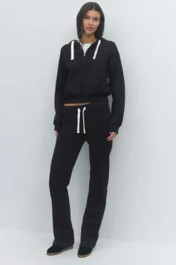 New Gina Tricot 14+ zip hoodie Zwart