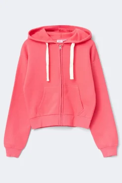 New Gina Tricot 14+ zip hoodie Roze