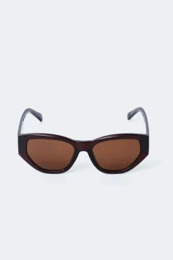 Clearance Gina Tricot Angular cateye sunglasses Beige