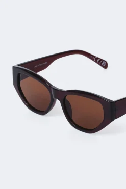 Clearance Gina Tricot Angular cateye sunglasses Beige