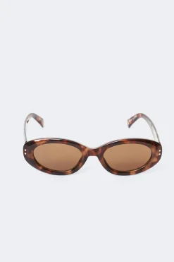 Discount Gina Tricot Angular sunglasses Bruin