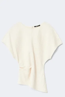 Sale Gina Tricot Asymmetric top Wit