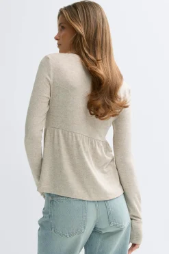 Best Gina Tricot Babydoll top Beige