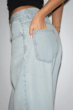 Clearance Gina Tricot Baggy babe jeans Blauw